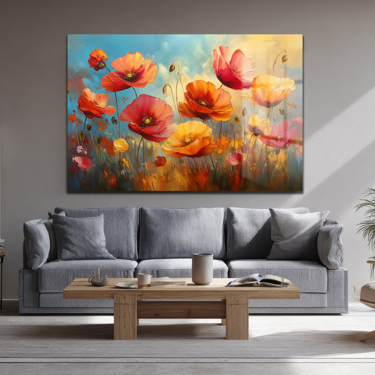 DEKORATİF YATAY CAM TABLO - TT3156