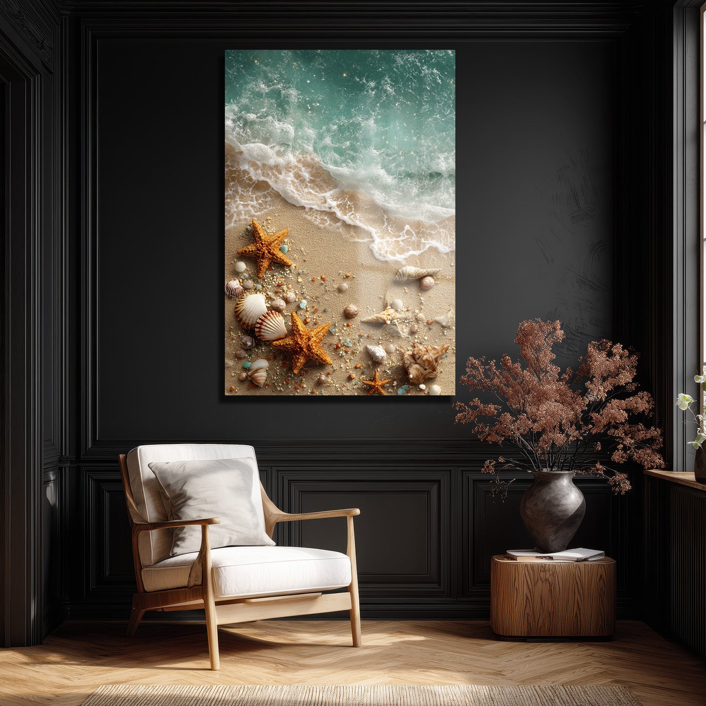 DEKORATİF DİKEY CAM TABLO - TT3403