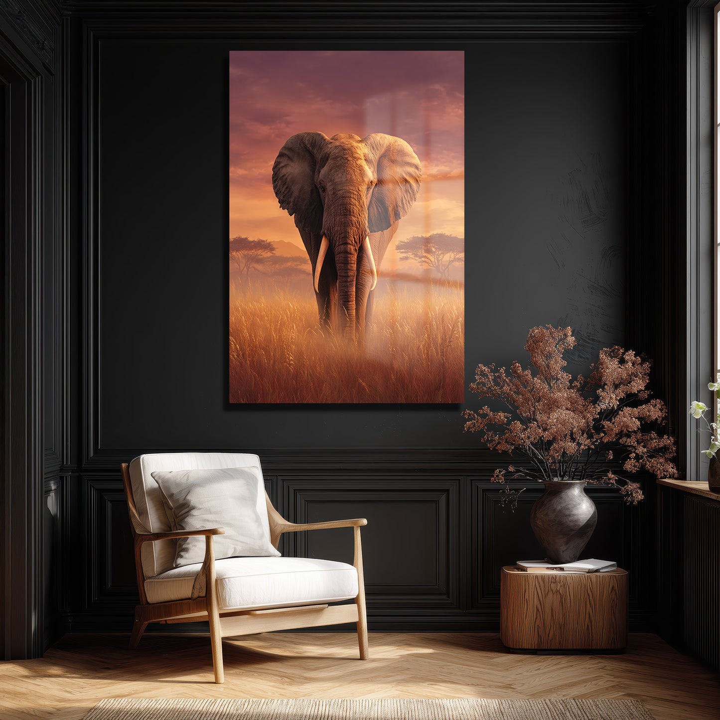 DEKORATİF DİKEY CAM TABLO - TT3404