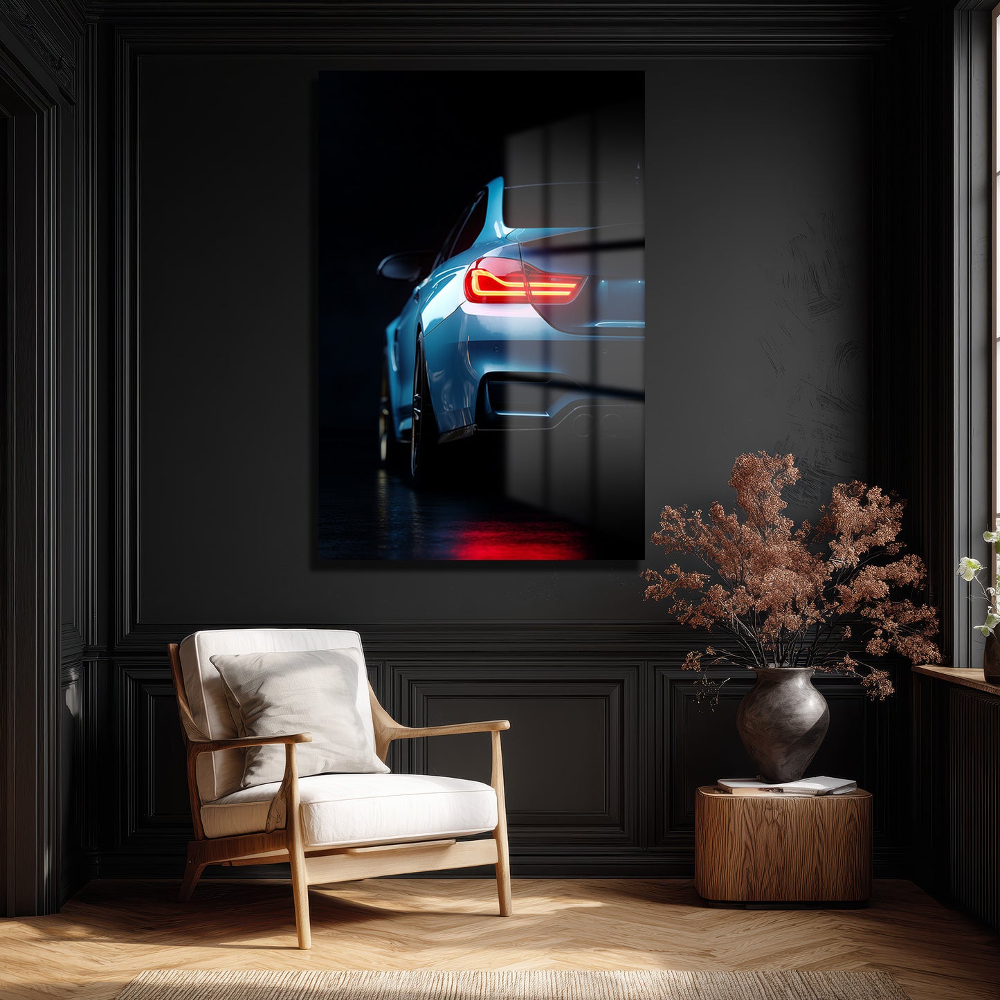 DEKORATİF DİKEY CAM TABLO - TT3474