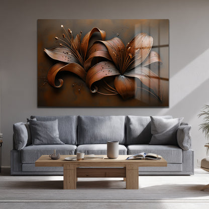 DEKORATİF YATAY CAM TABLO - TT3158