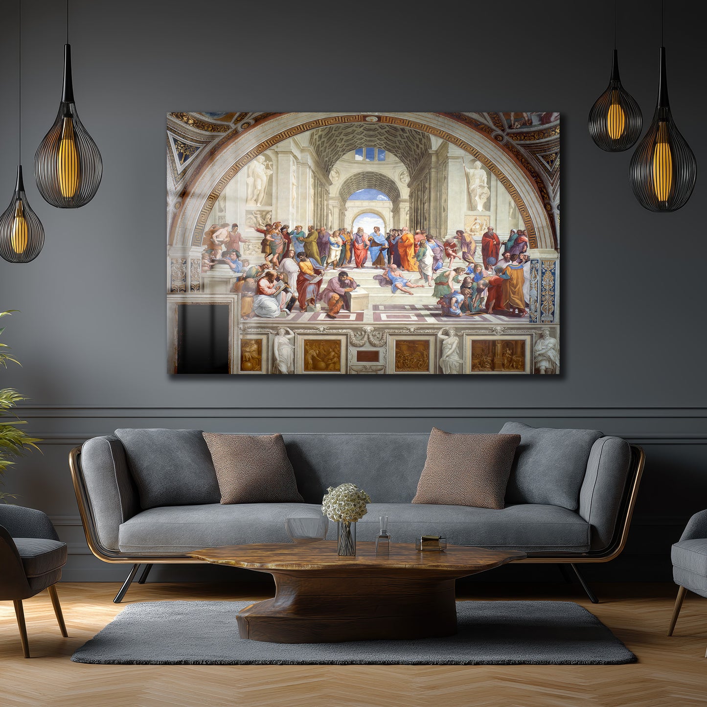 DEKORATİF YATAY CAM TABLO - TT3230