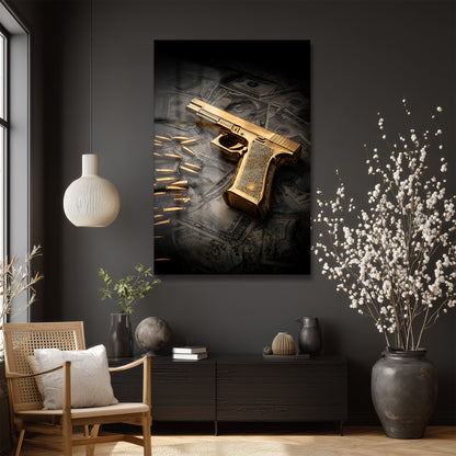 DEKORATİF DİKEY CAM TABLO - TT3373