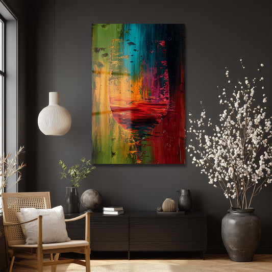 DEKORATİF DİKEY CAM TABLO - TT3295