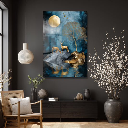 DEKORATİF DİKEY CAM TABLO - TT3427