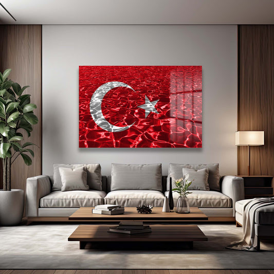 DEKORATİF YATAY CAM TABLO - TT0646