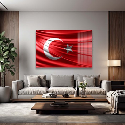 DEKORATİF YATAY CAM TABLO - TT0644