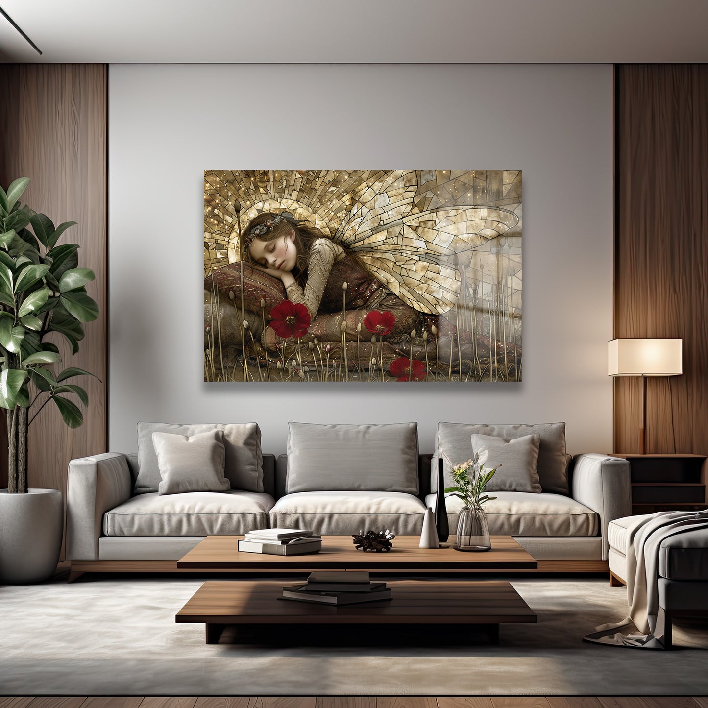 DEKORATİF YATAY CAM TABLO - TT1146