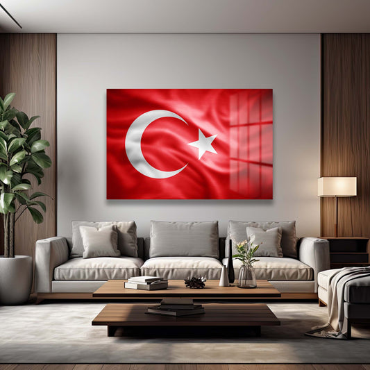 DEKORATİF YATAY CAM TABLO - TT0648