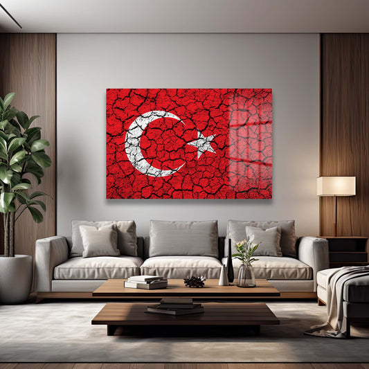 DEKORATİF YATAY CAM TABLO - TT0647
