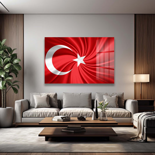 DEKORATİF YATAY CAM TABLO - TT0642