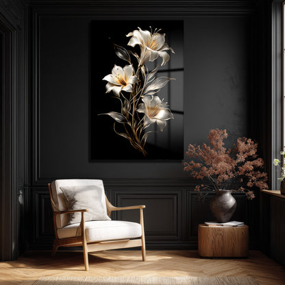 DEKORATİF DİKEY CAM TABLO - TT3410