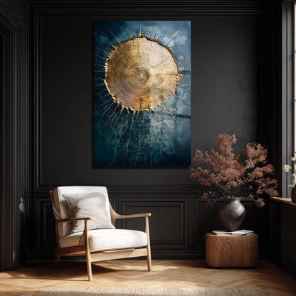 DEKORATİF DİKEY CAM TABLO - TT3411