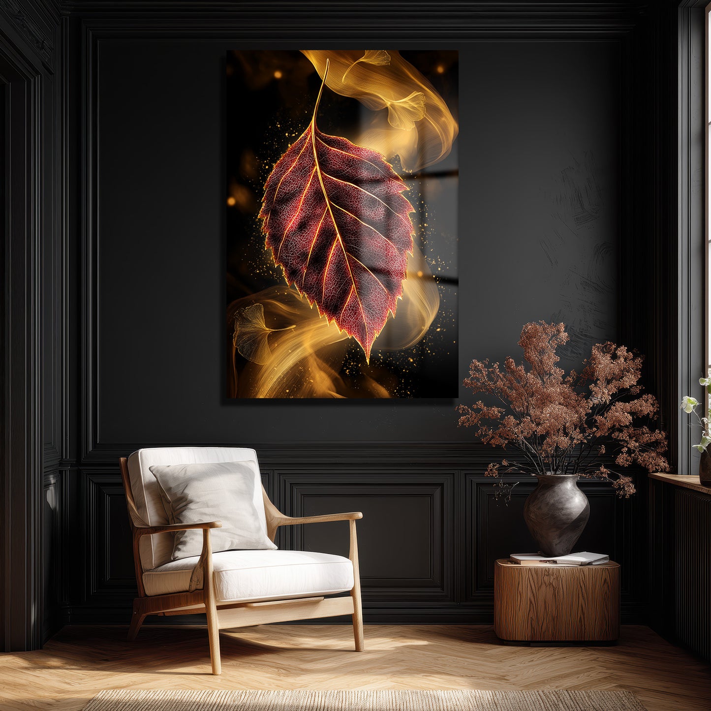 DEKORATİF DİKEY CAM TABLO - TT3413