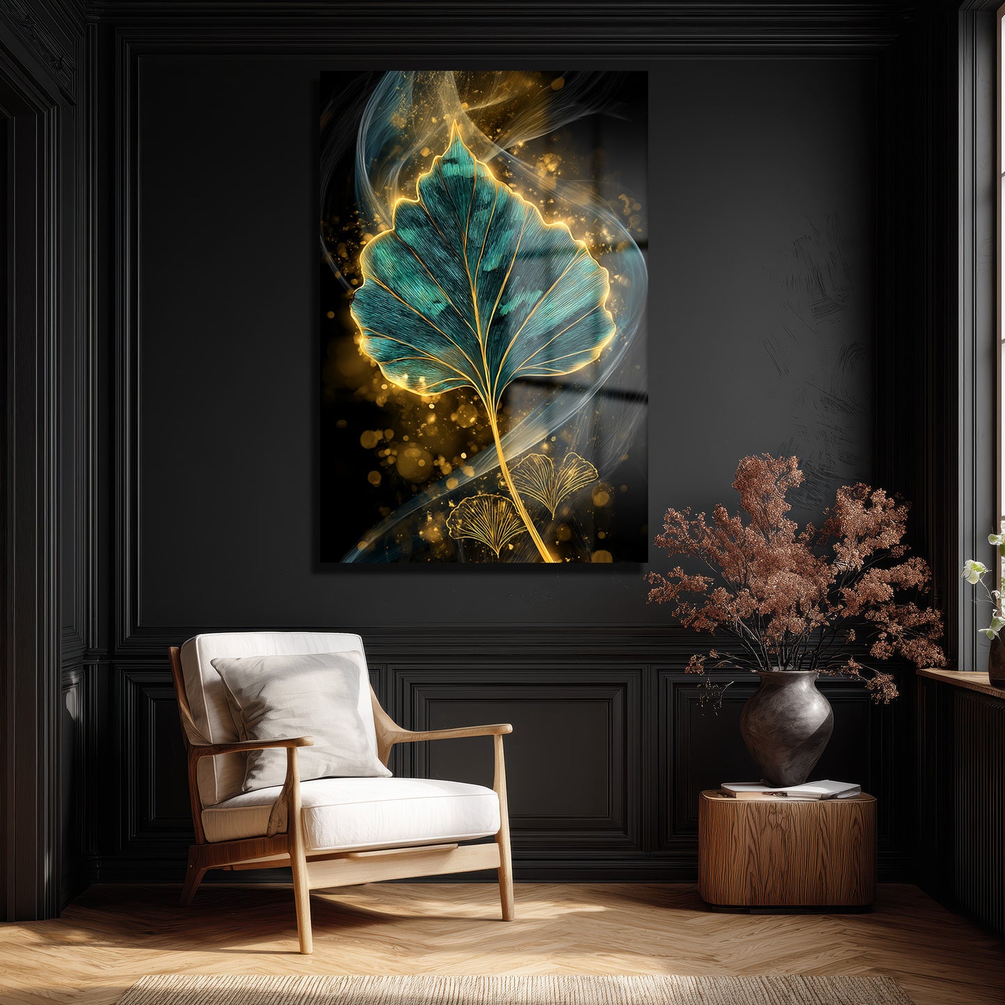 DEKORATİF DİKEY CAM TABLO - TT3414