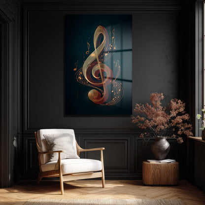 DEKORATİF DİKEY CAM TABLO - TT3485