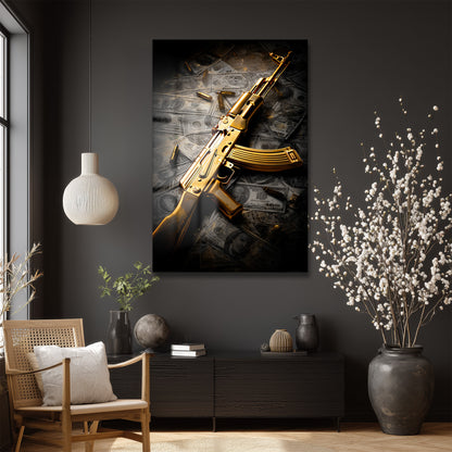 DEKORATİF DİKEY CAM TABLO - TT3374