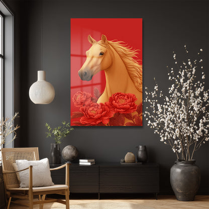 DEKORATİF DİKEY CAM TABLO - TT3446