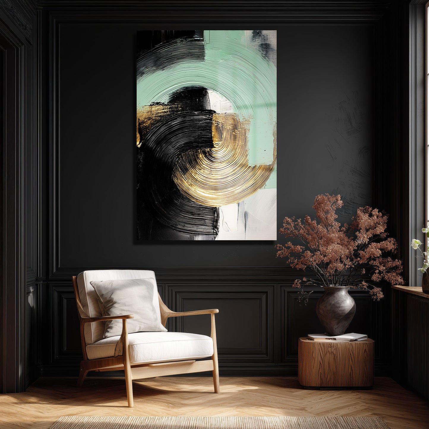 DEKORATİF DİKEY CAM TABLO - TT3421