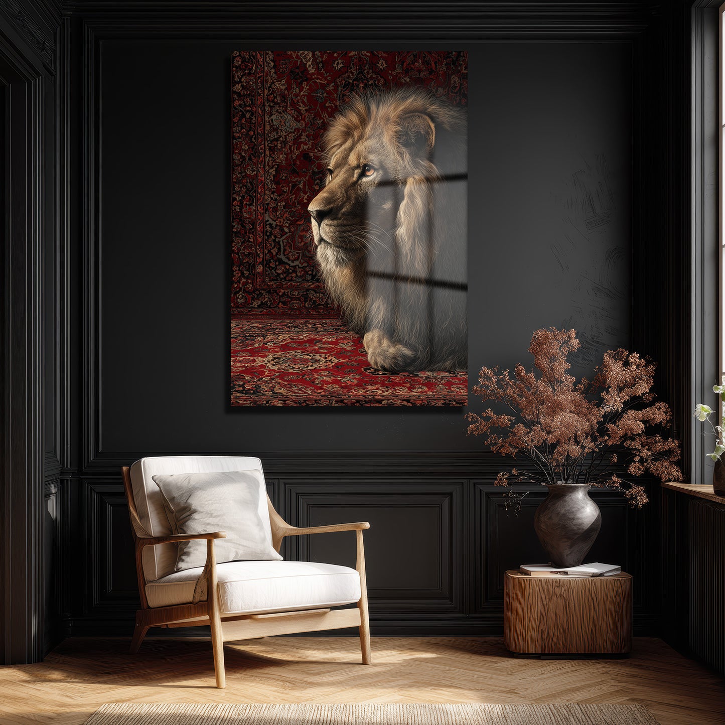 DEKORATİF DİKEY CAM TABLO - TT3491