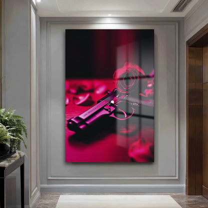 DEKORATİF DİKEY CAM TABLO - TT3326