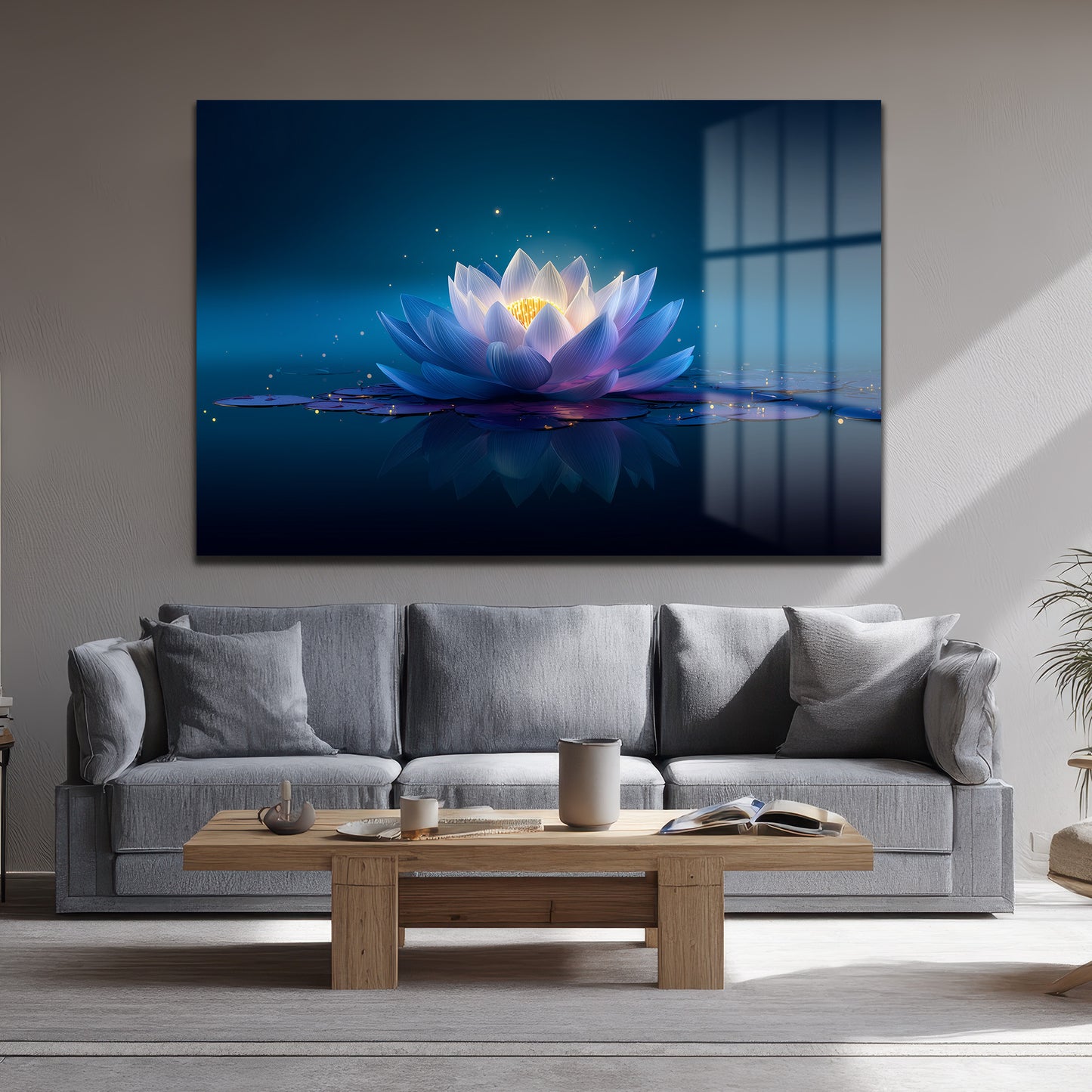 DEKORATİF YATAY CAM TABLO - TT3178