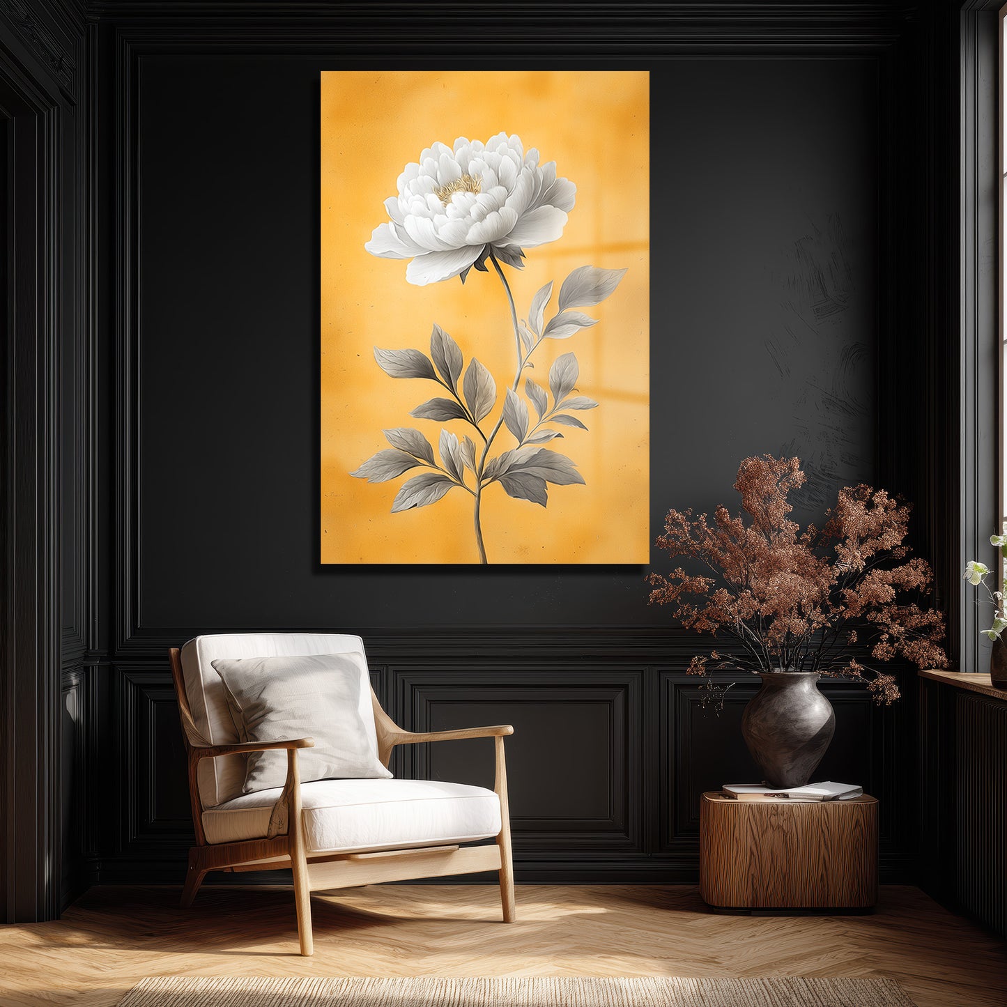 DEKORATİF DİKEY CAM TABLO - TT3423