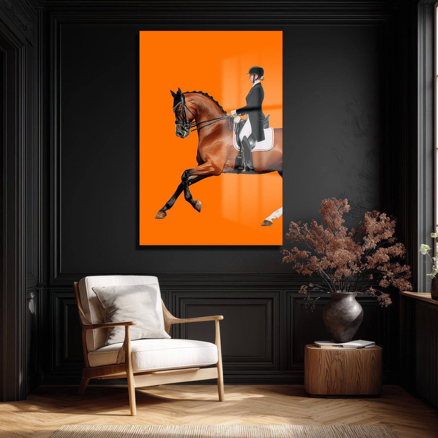 DEKORATİF DİKEY CAM TABLO - TT3424