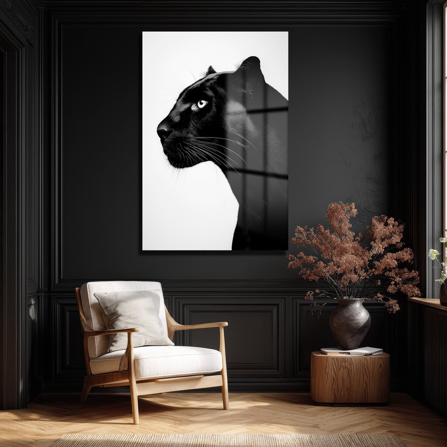 DEKORATİF DİKEY CAM TABLO - TT3425