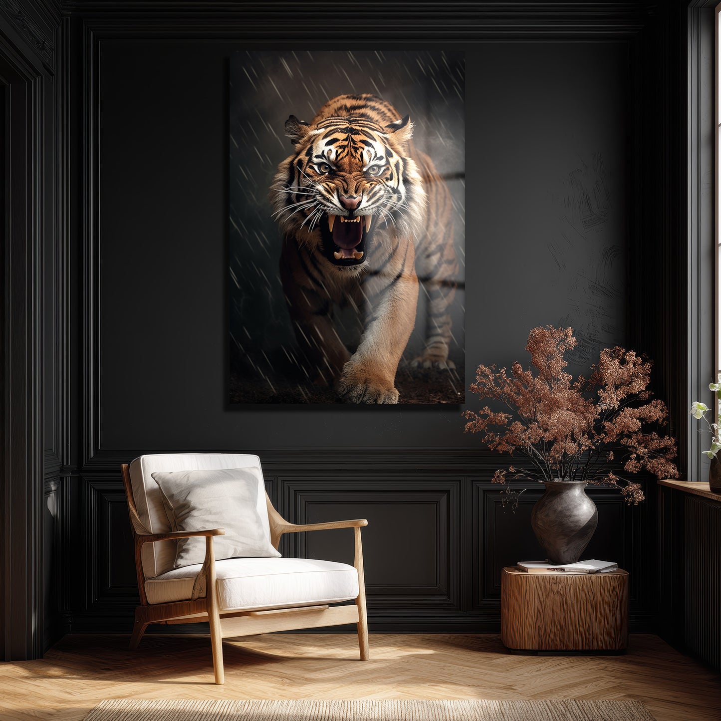 DEKORATİF DİKEY CAM TABLO - TT3495