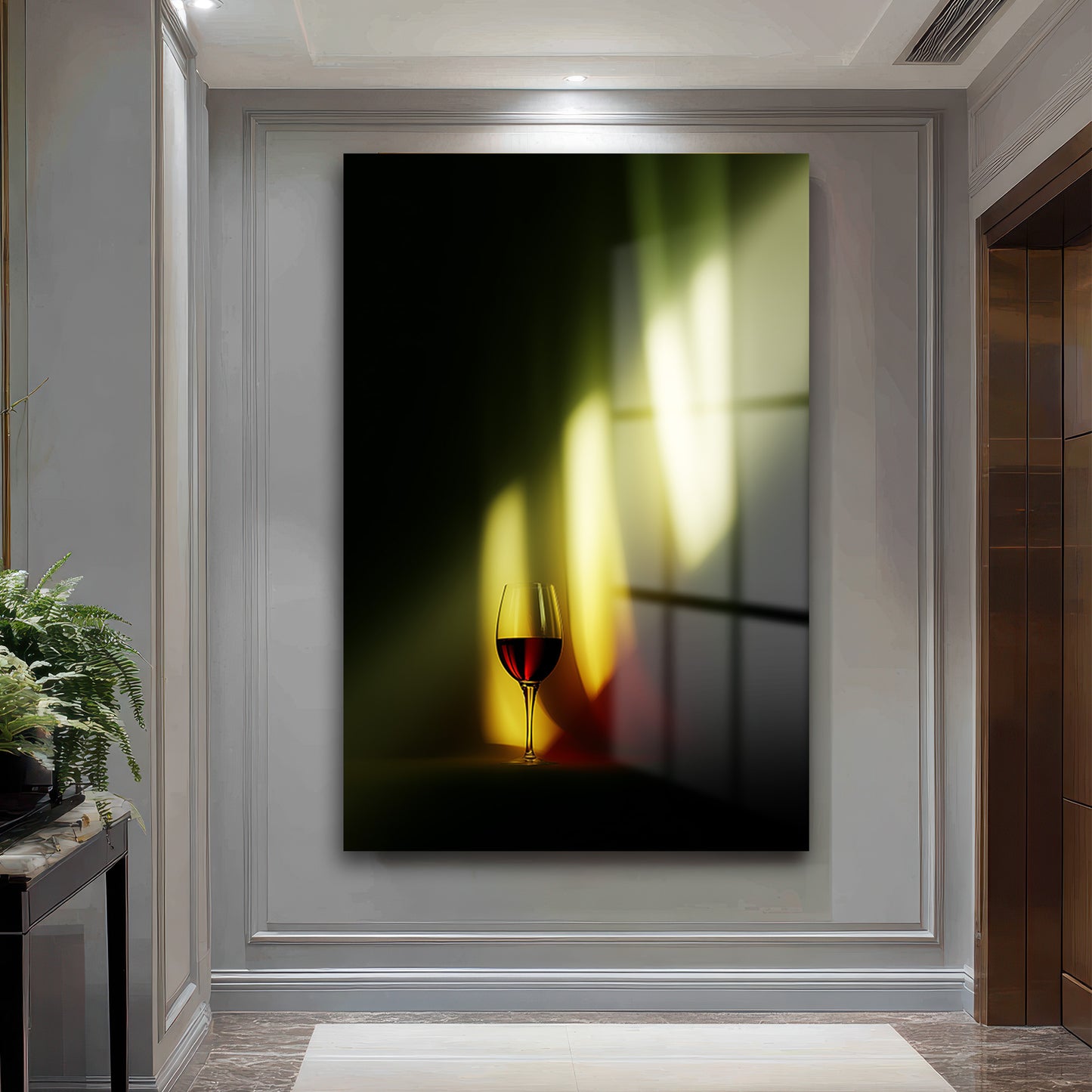 DEKORATİF DİKEY CAM TABLO - TT3330