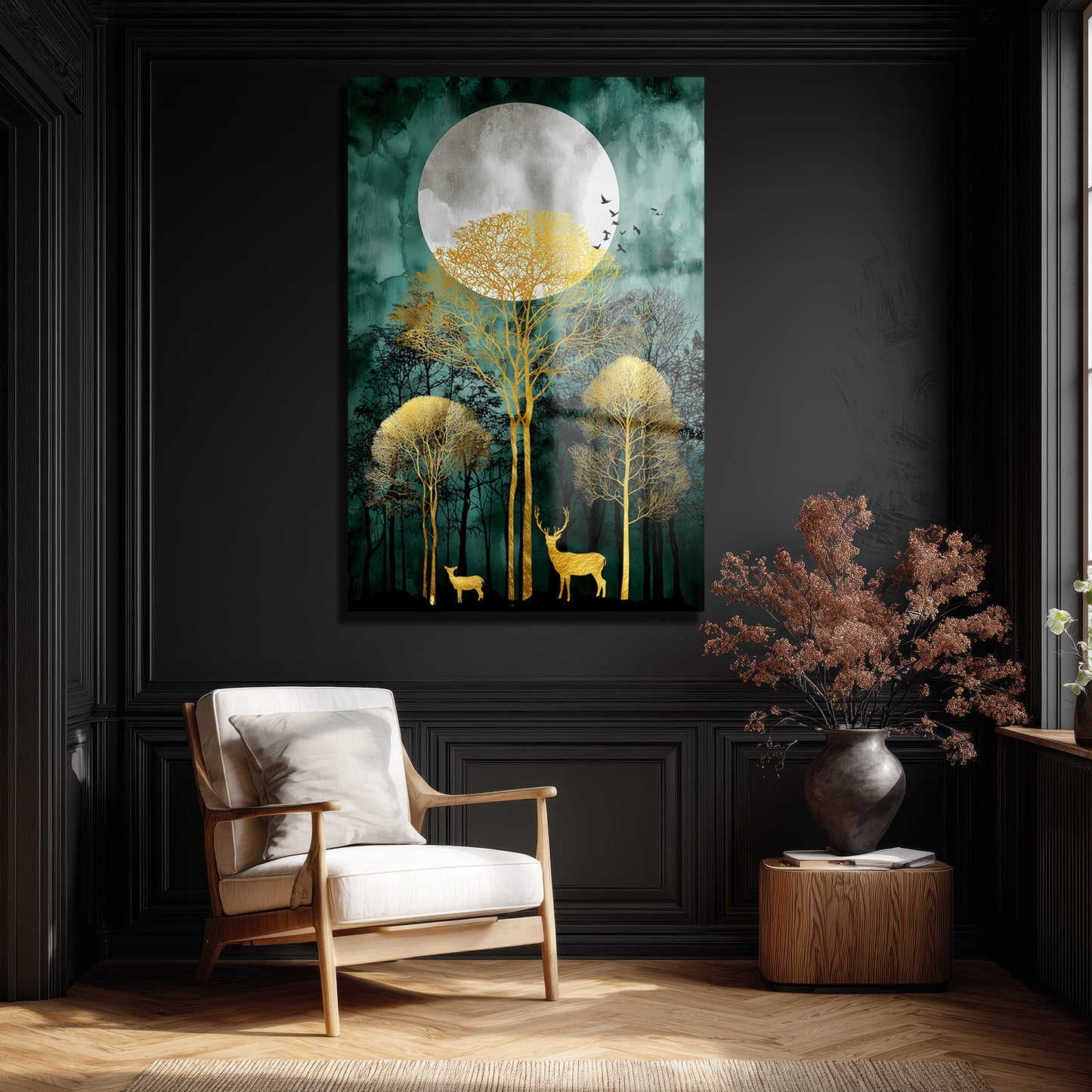 DEKORATİF DİKEY CAM TABLO - TT3426