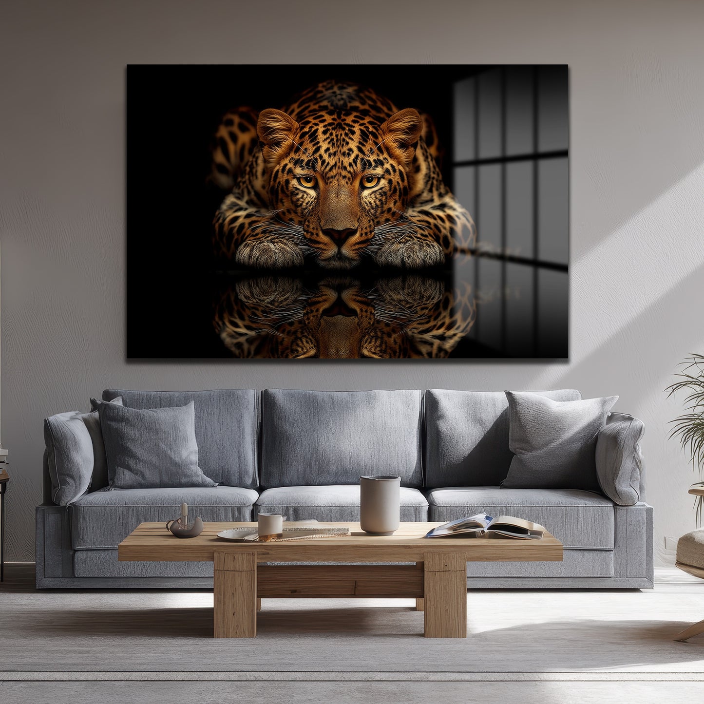 DEKORATİF YATAY CAM TABLO - TT3183