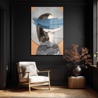 DEKORATİF DİKEY CAM TABLO - TT3498