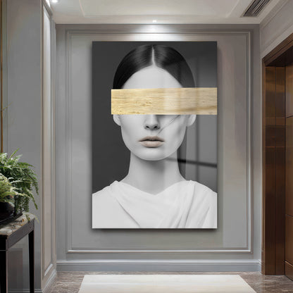 DEKORATİF DİKEY CAM TABLO - TT3357