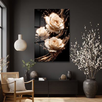 DEKORATİF DİKEY CAM TABLO - TT3375