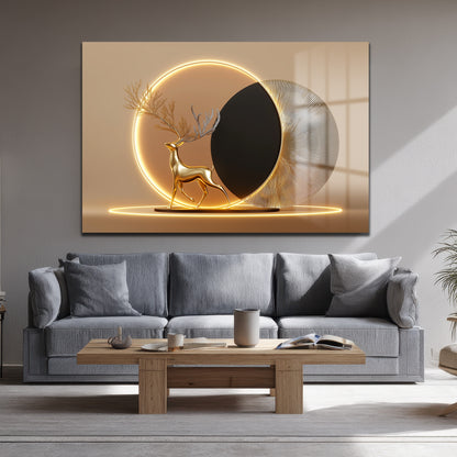 DEKORATİF YATAY CAM TABLO - TT3185