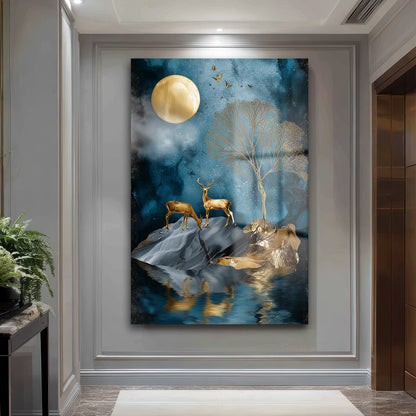 DEKORATİF DİKEY CAM TABLO - TT3427