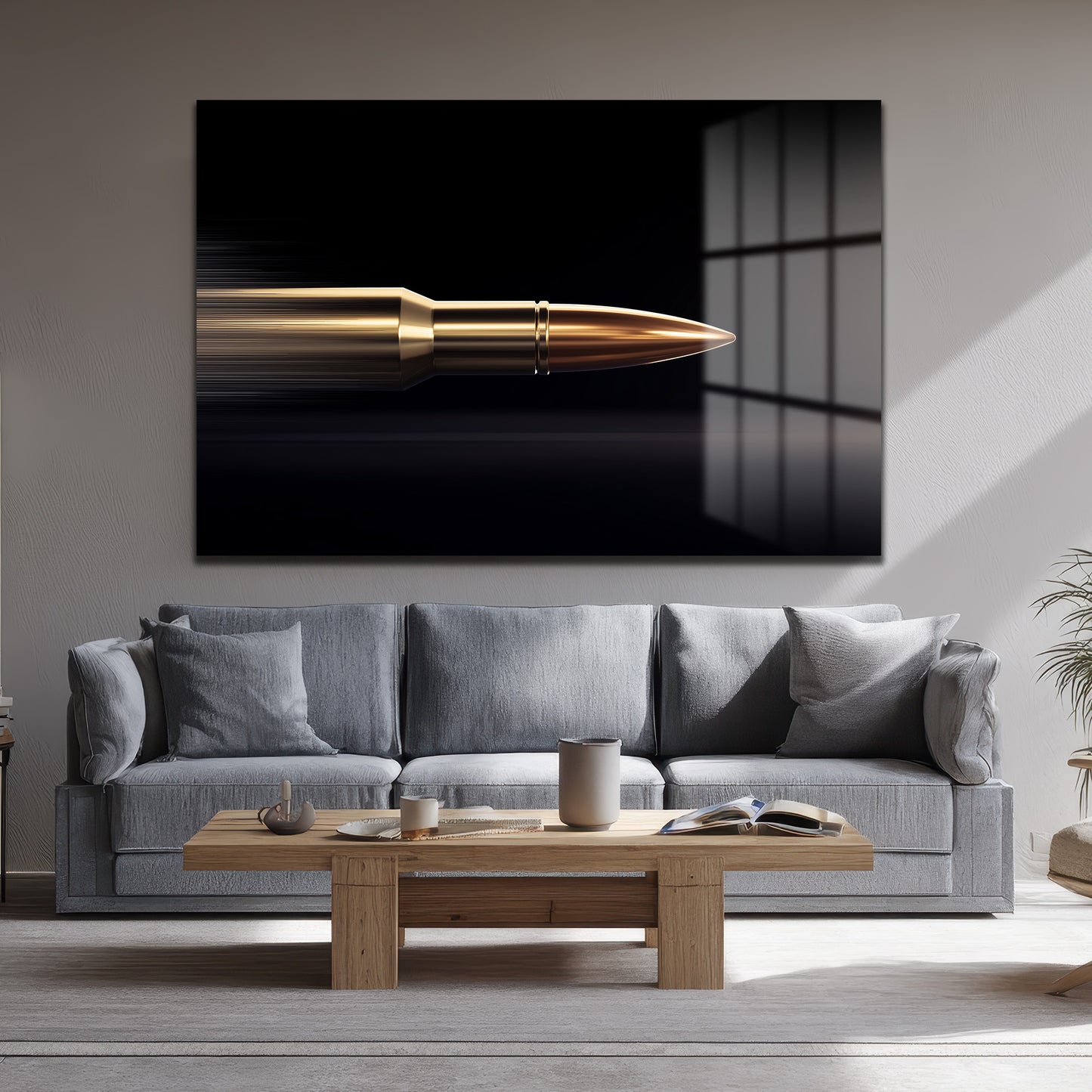 DEKORATİF YATAY CAM TABLO - TT3186