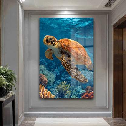 DEKORATİF DİKEY CAM TABLO - TT3429