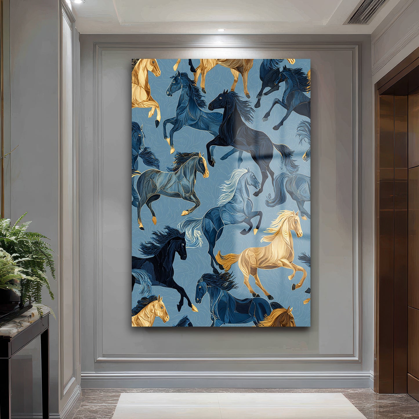 DEKORATİF DİKEY CAM TABLO - TT3430