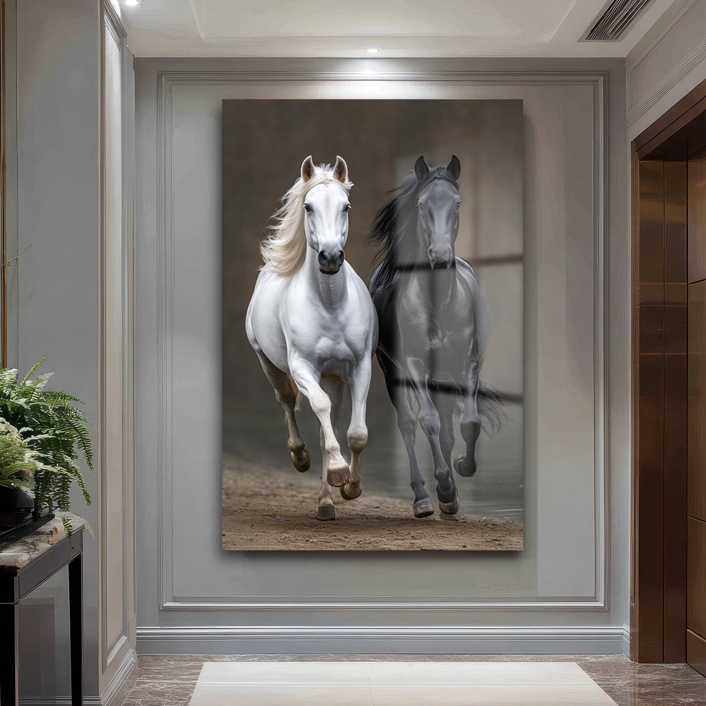 DEKORATİF DİKEY CAM TABLO - TT3366