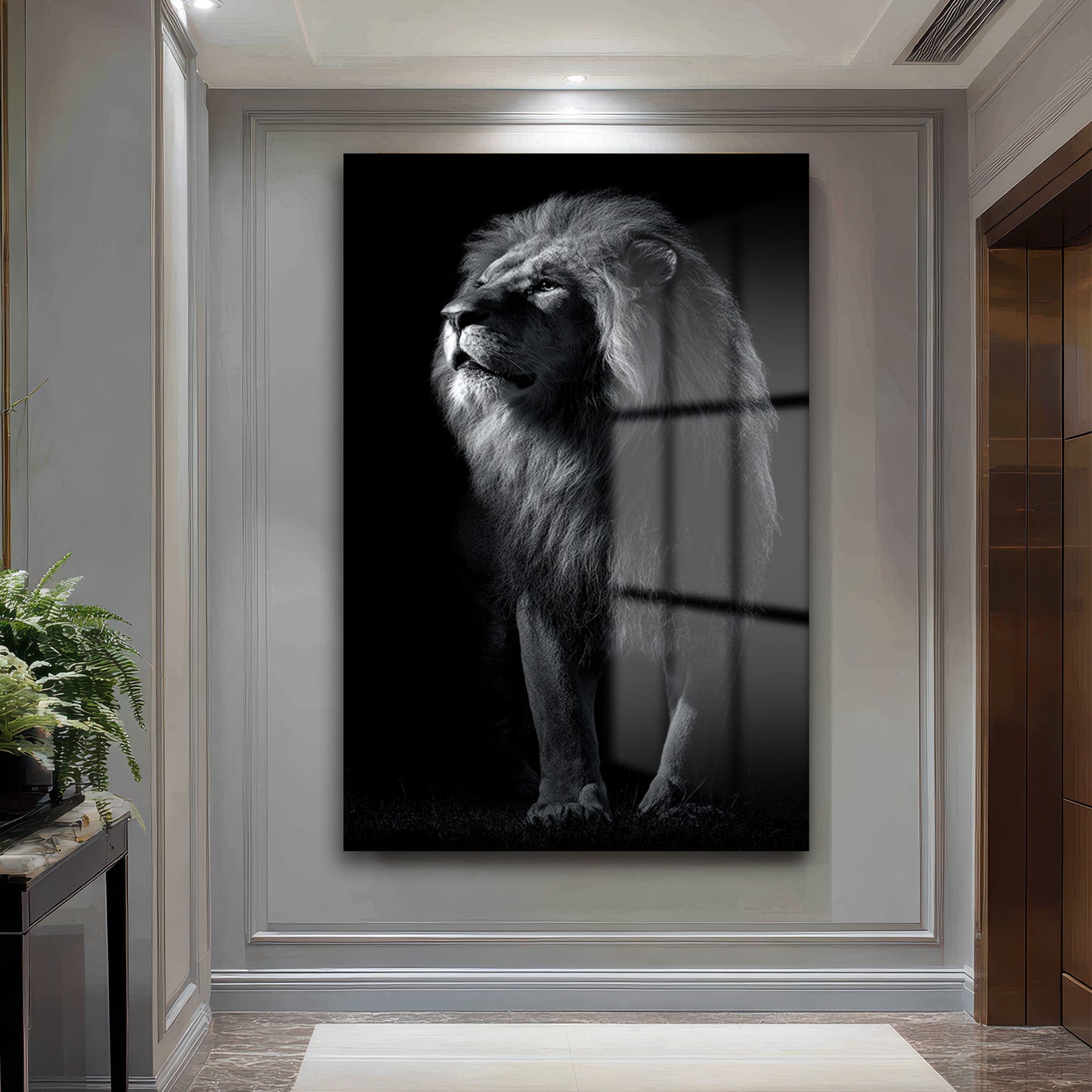 DEKORATİF DİKEY CAM TABLO - TT3435