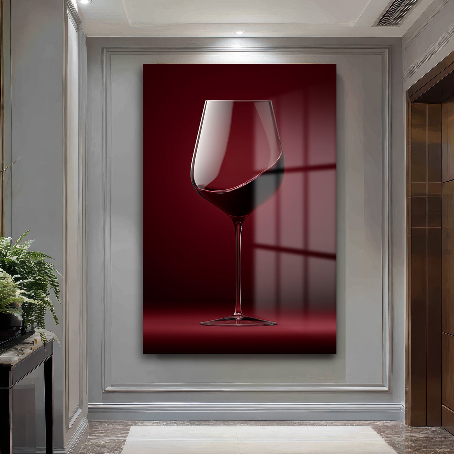 DEKORATİF DİKEY CAM TABLO - TT3343