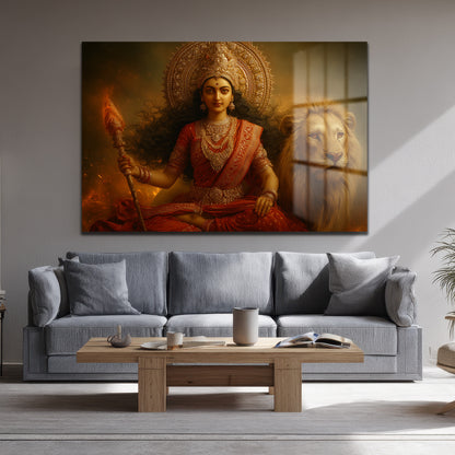 DEKORATİF YATAY CAM TABLO - TT3196