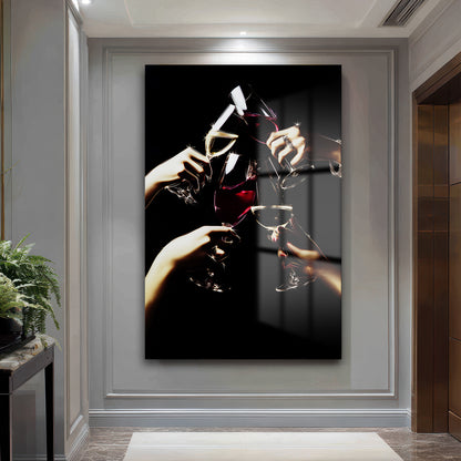 DEKORATİF DİKEY CAM TABLO - TT3345