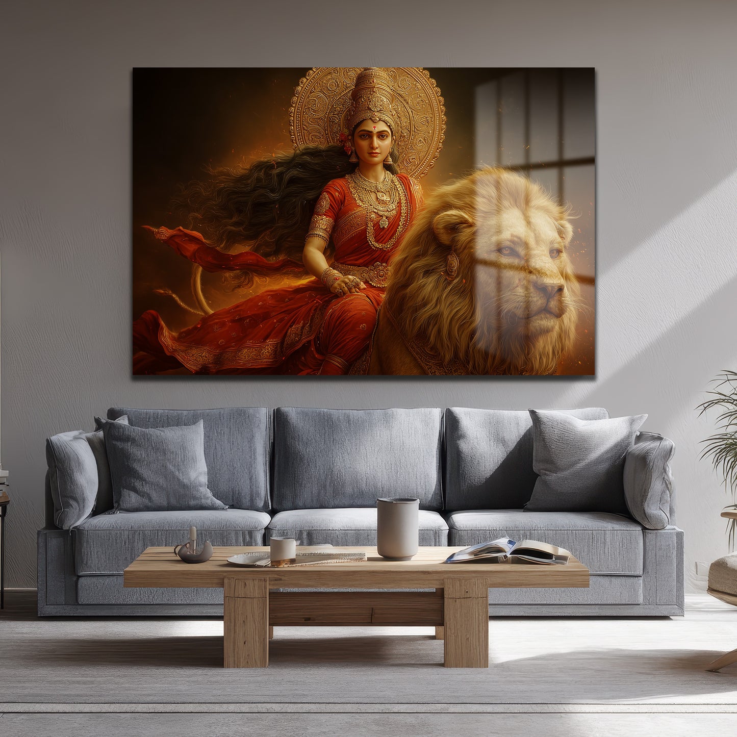 DEKORATİF YATAY CAM TABLO - TT3197