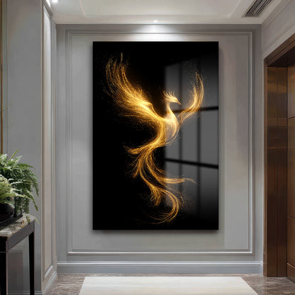 DEKORATİF DİKEY CAM TABLO - TT3346