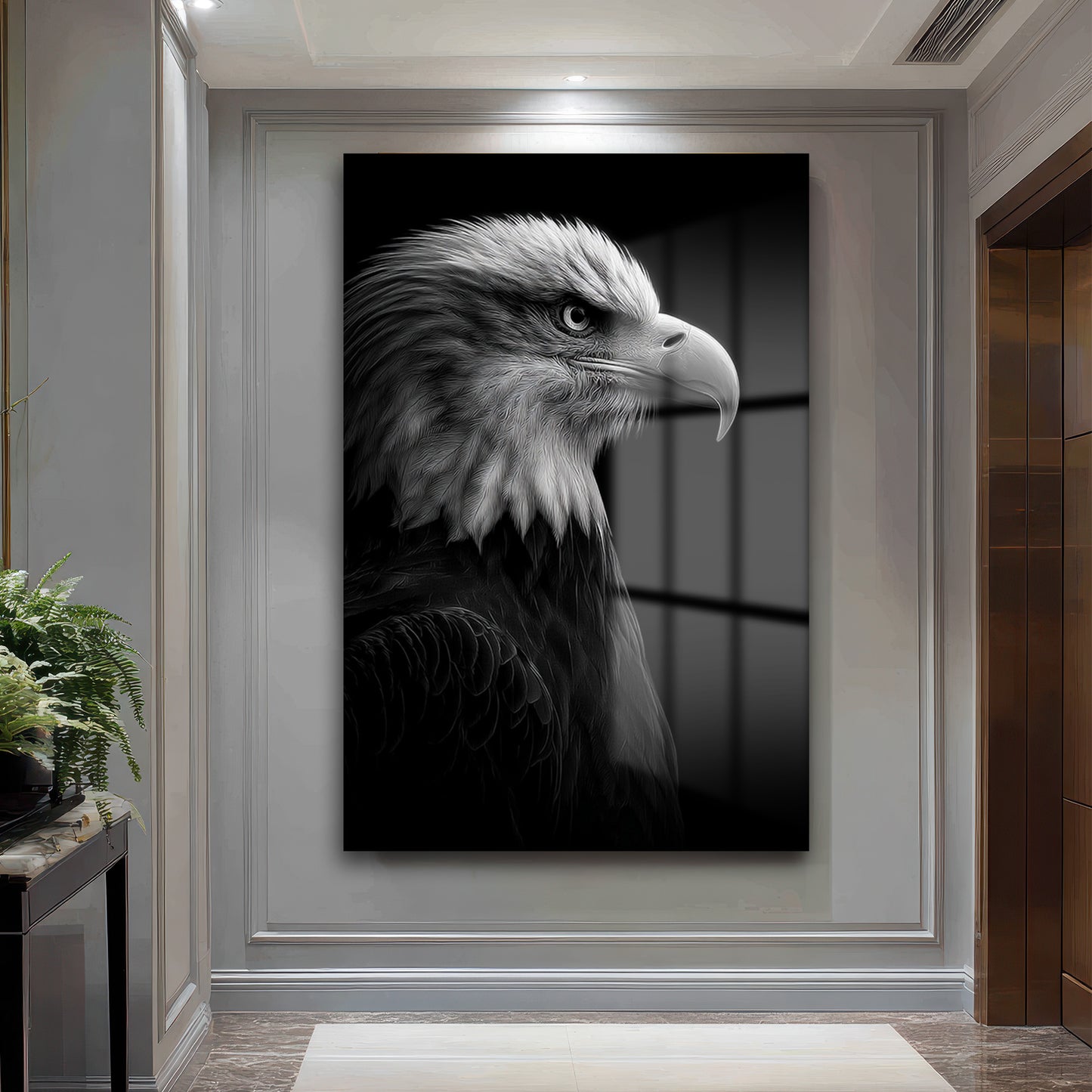 DEKORATİF DİKEY CAM TABLO - TT3370