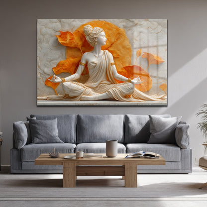 DEKORATİF YATAY CAM TABLO - TT3198